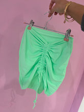 Load image into Gallery viewer, Ready to ship-  mint ruched skirt size 8