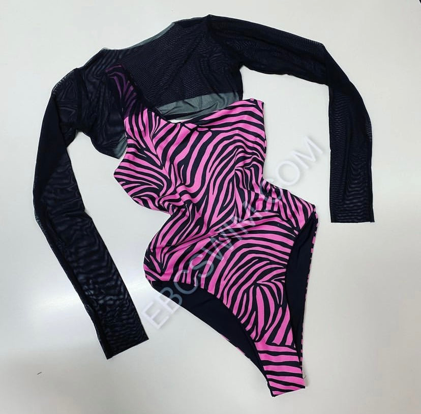 Create your own Swimsuit - 'Pink Zebra'