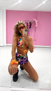 Mini Shorts and Triangle top set - SELECT PRINT (pictured in ‘electric marine’)